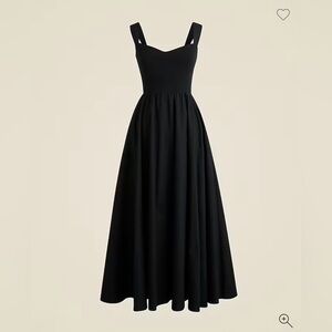 J. Crew Sweetheart tank dress with poplin skirt